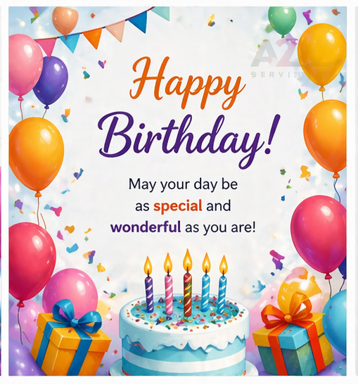 Birthday Card Sample 5